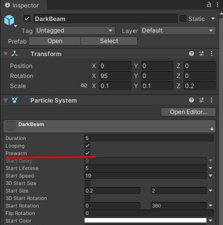 Unityのビーム攻撃の作り方を究める。